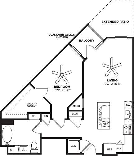 Floor plan A5 Extended