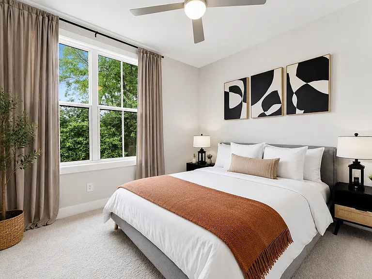Bedroom #2 with en suite bathroom on top floor