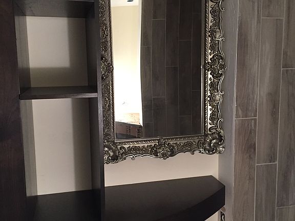 Black Walnut makeup vanity