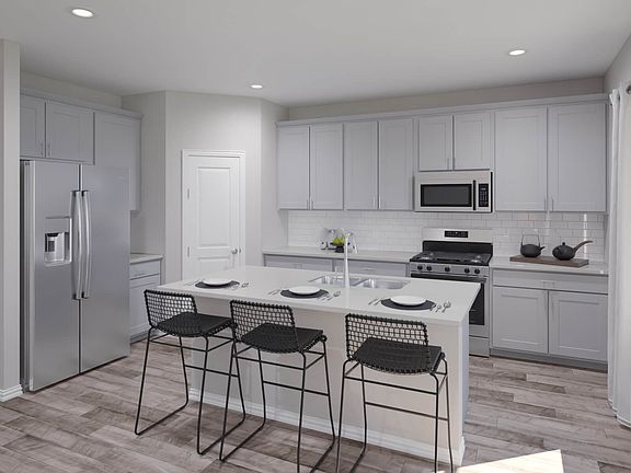 Enjoy having company sit at the island while you cook.
