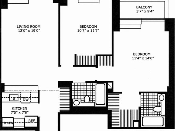 2nd image of 130 W 79th St APT 9F