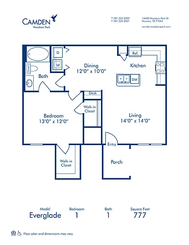 Floor plan Everglade