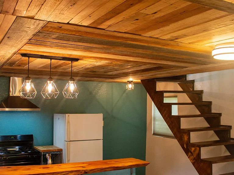Stairs/breakfast nook