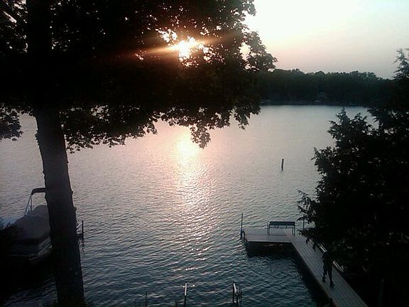 Night view from patio.