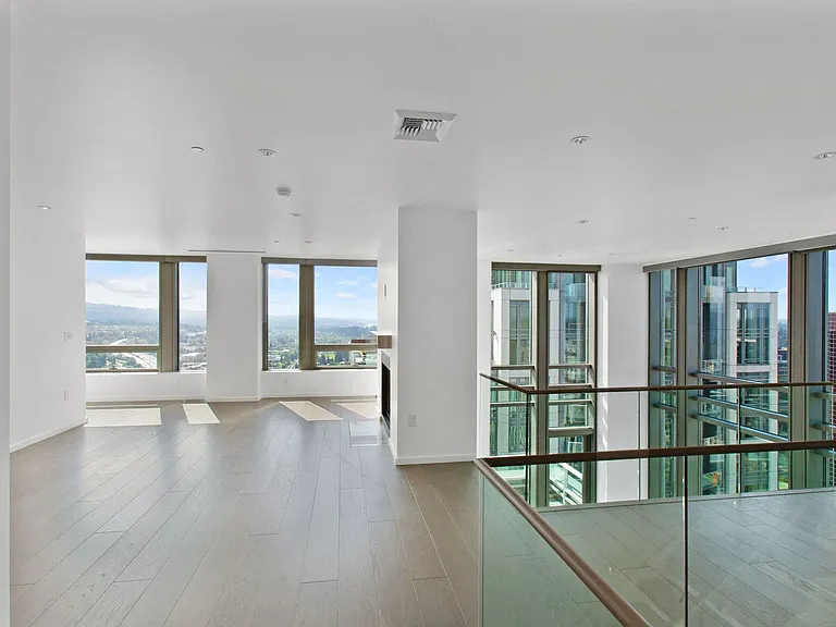 Two story penthouse living