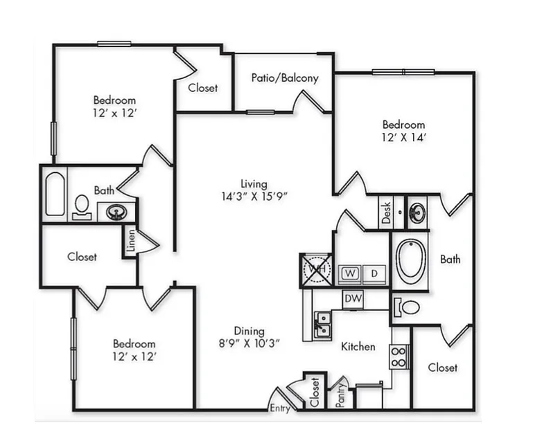 Floor plan The Walden