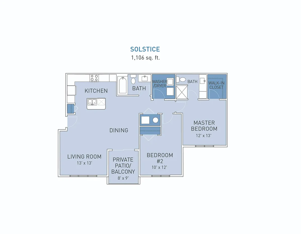 Floor plan Solstice (Barrier-Free)