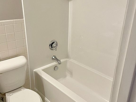 Brand new shower in full bathroom