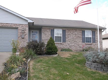 Front nicely landscaped