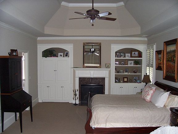 Master Bedroom with fireplace and sitting room
