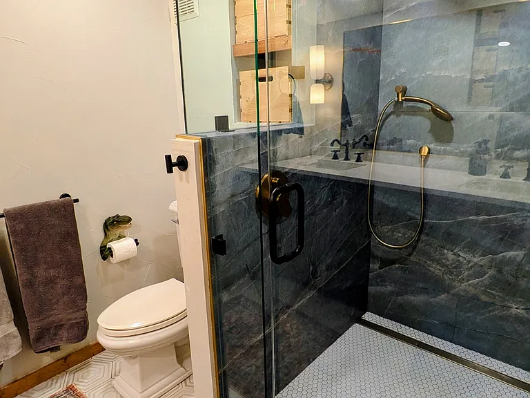 Secondary suite bathroom recently remodeled