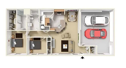 Floor plan The Gettysburg