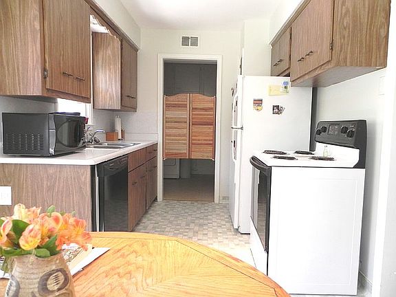 Kitchen from dining area