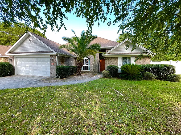 Street view - shaded front yard