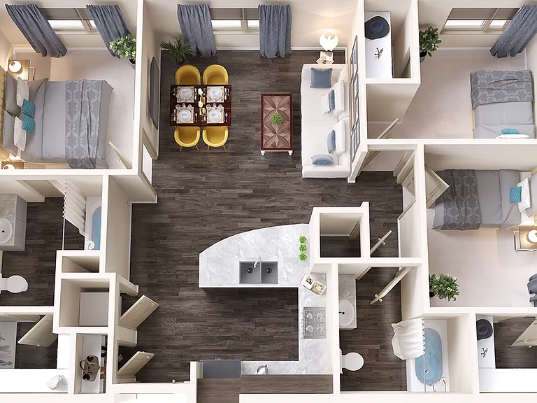 Three Bedroom Apartment in Norman, Oklahoma