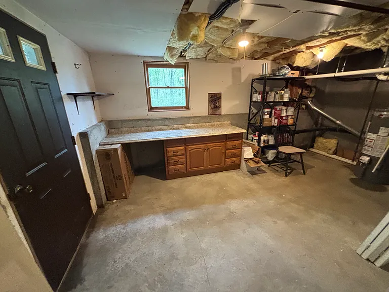 Workshop Area with Walkout to Backyard