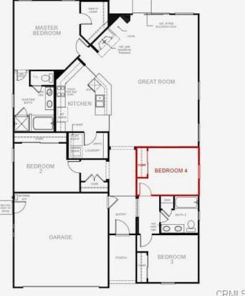 Single Story Plan w 4-bedrooms and an expansive great room/ open