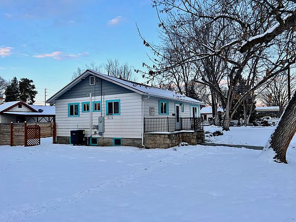 Winter evening view from Spaulding