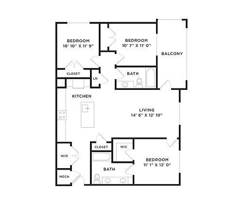 Floor plan C1