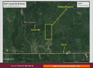 5007 Coyote, Posen, MI 49776