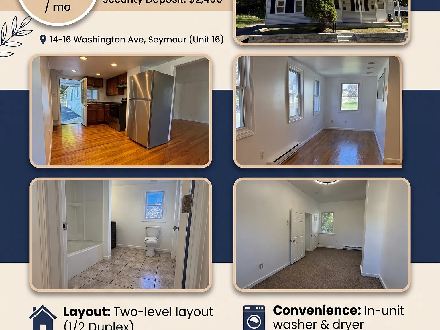 2 bed, 750 sqft, $1,600 — Photo 1