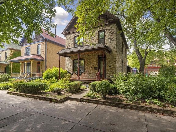 The view from the Milwaukee Ave. pedestrian mall.
