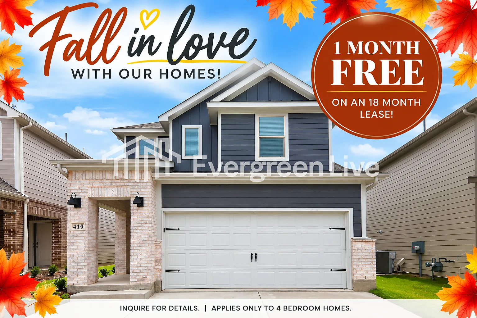 4 bed, 2.5 bath, 1754 sqft, $2,545 — Photo 1