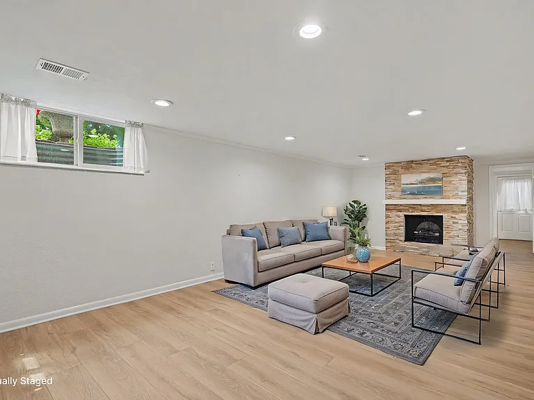 AI furnished lower level living room