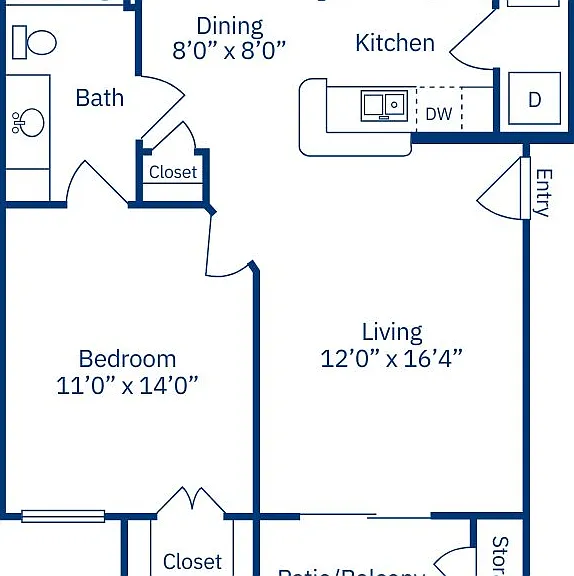 1-1B 1 Bed 1 Bath 1-1B 1 Bed 1 Bath