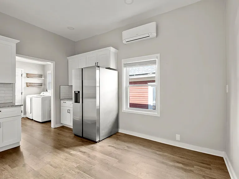 Kitchen with enough room for a table