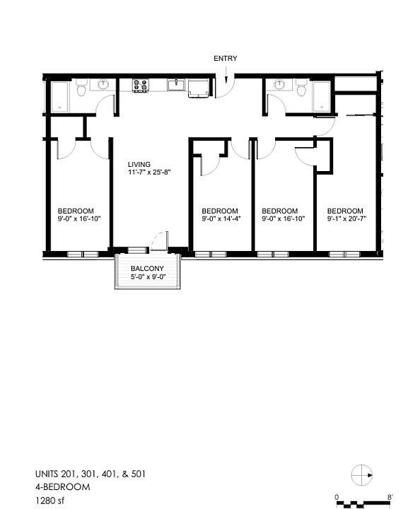 2nd image of 105 S Union St Unit 301