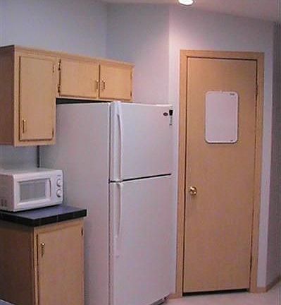 kitchen with walk-in storage