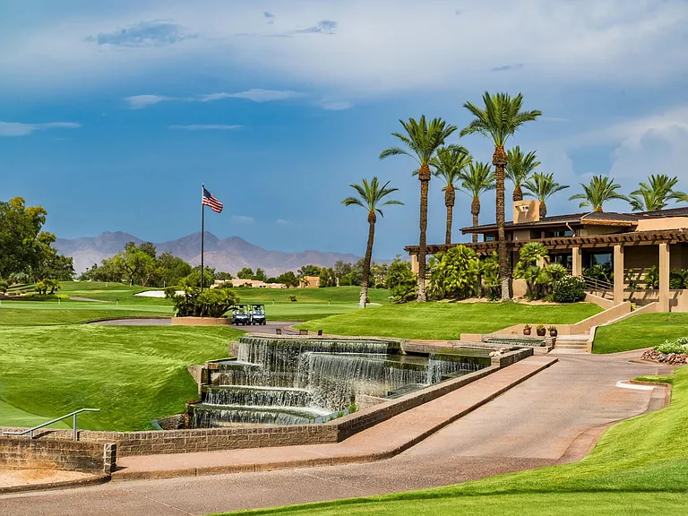 Tee off with stunning views and lush fairways at Gainey Ranch Golf Club.