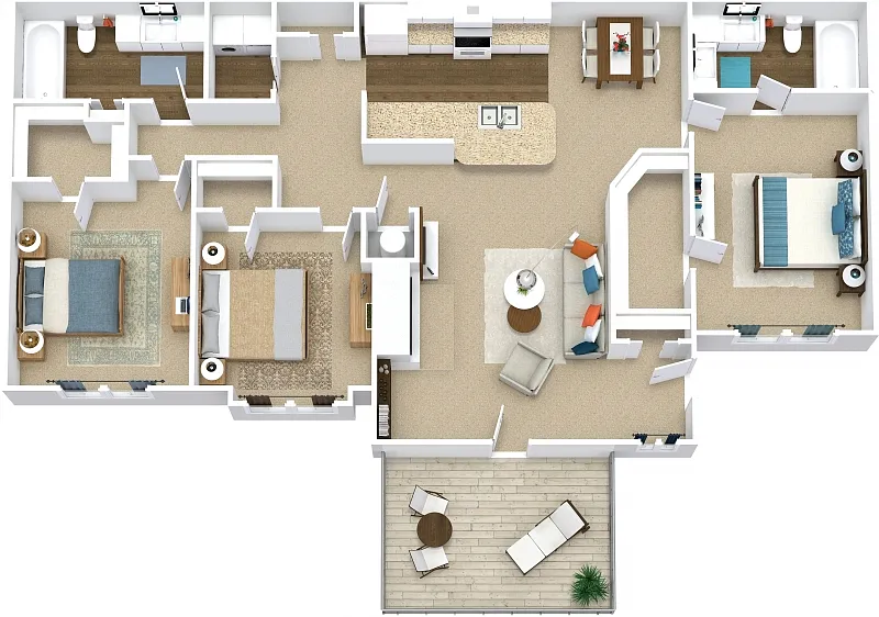 Floor plan The Oasis