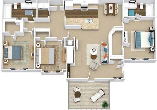 Floor plan The Oasis
