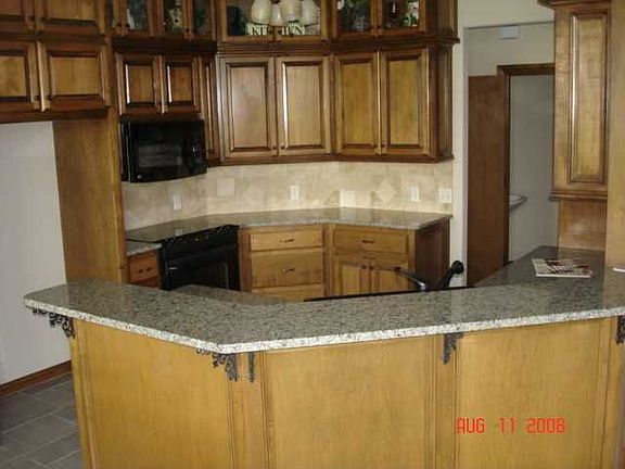 Kitchen opens to the Living room