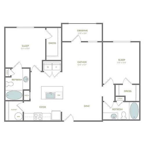 Floor plan B4