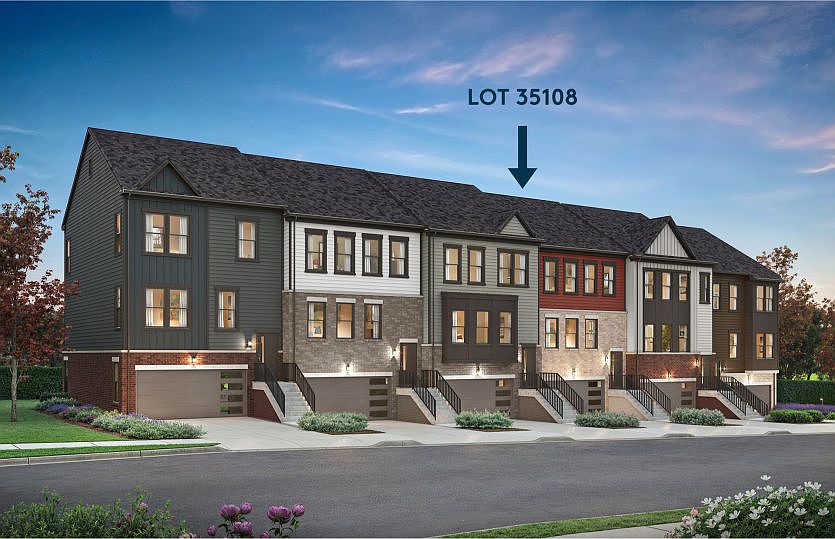 The Isleton with a Rooftop Terrace boasts 4-levels of living space and a backyard in Laurel, MD