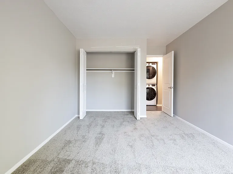 Second Bedroom in the Two Bedroom Two Bath Apartment at Woodbridge Bloomington