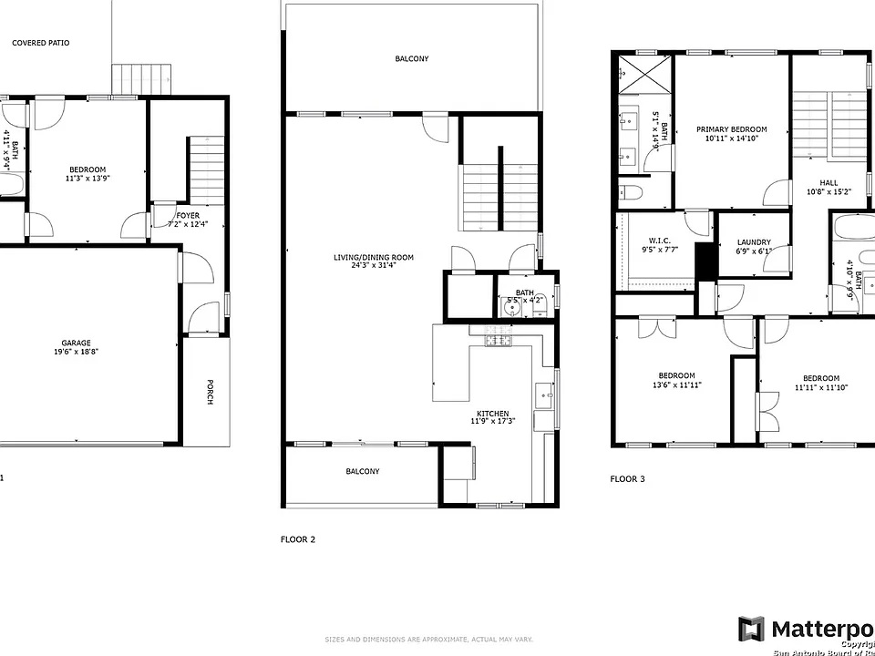 Townhouse floorplan