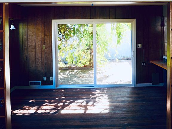 Dining room with slider to patio