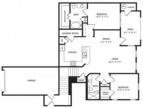 Floor plan B8