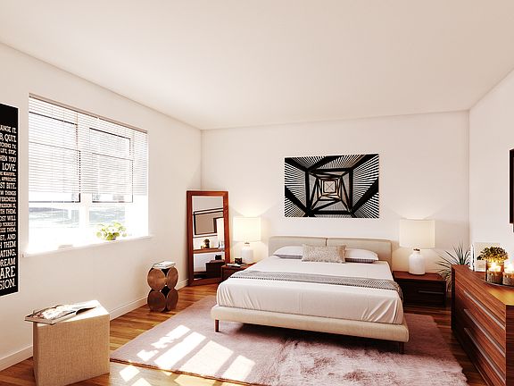 Bedroom of new Jersey apartments close to NYC
