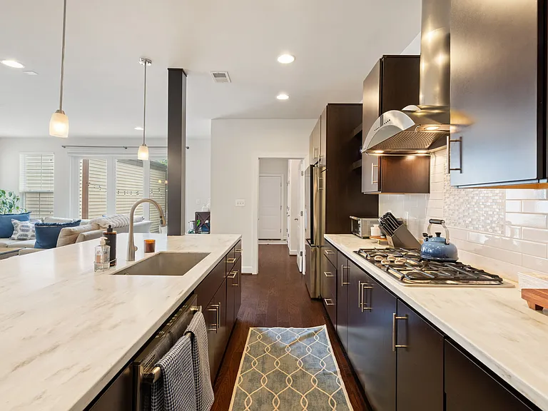 Luxury Kitchen with high end appliances and Corian Countertops