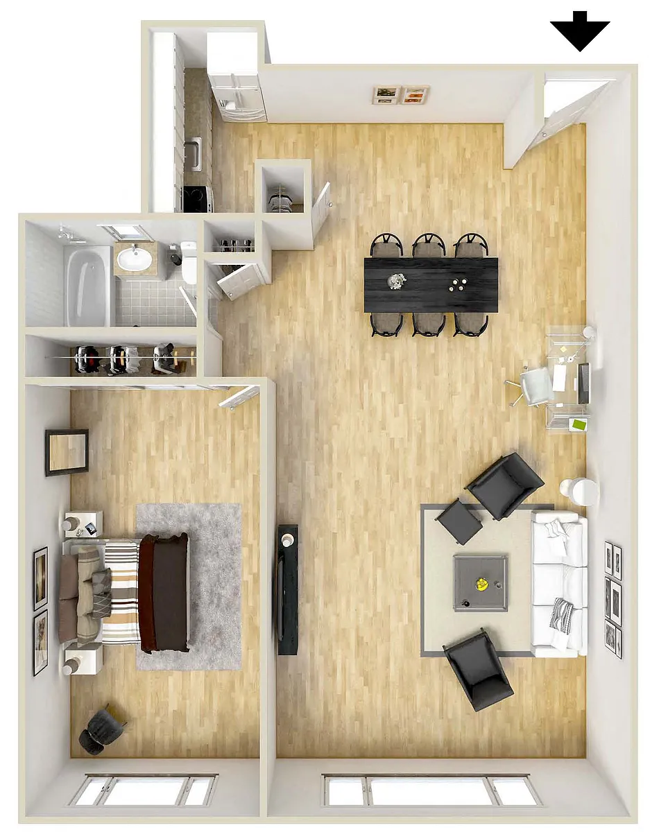 Floor plan Corner Patio