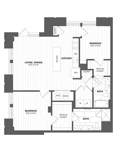 Floor plan 2K