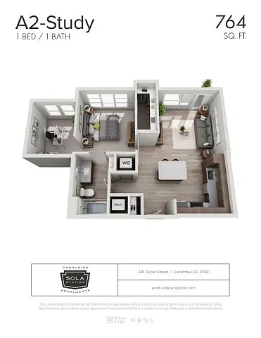Floor plan A2-Study