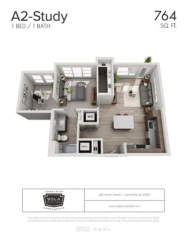 Floor plan A2-Study