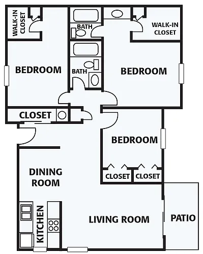 Floor plan 3/2