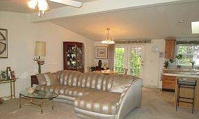 Open living, dining & kitchen